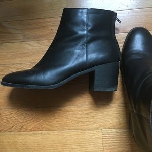 Madewell Black Leather Boots